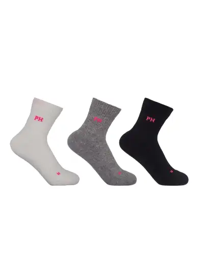 Women PEPER HAROW 3 Pack Essential Quarter Womens Sport Socks - Mixed £24.00