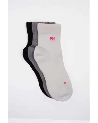 Women PEPER HAROW 3 Pack Essential Quarter Womens Sport Socks - Mixed £24.00