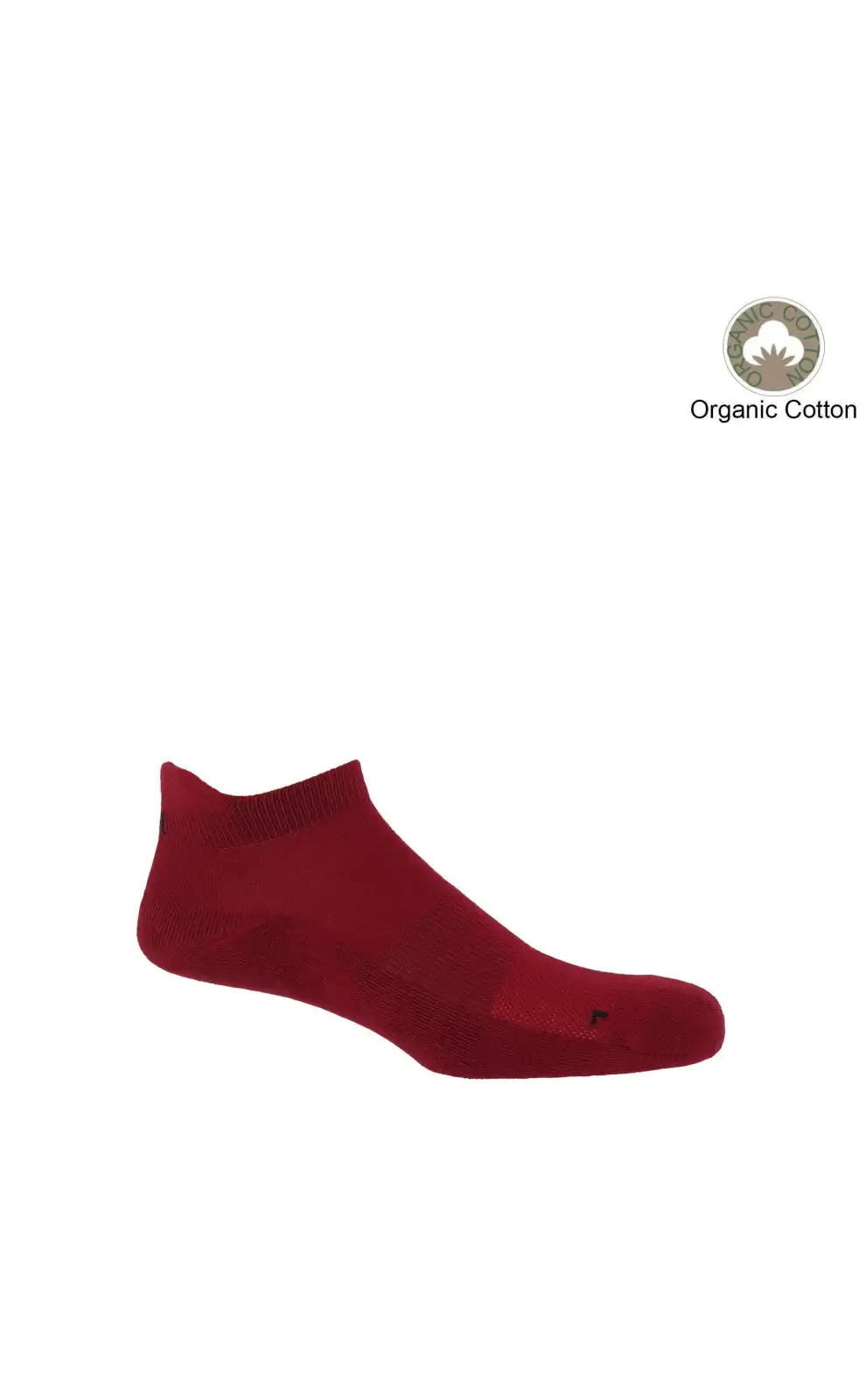 Men PEPER HAROW Organic Mens Trainer Sport Socks - Burgundy £14.00