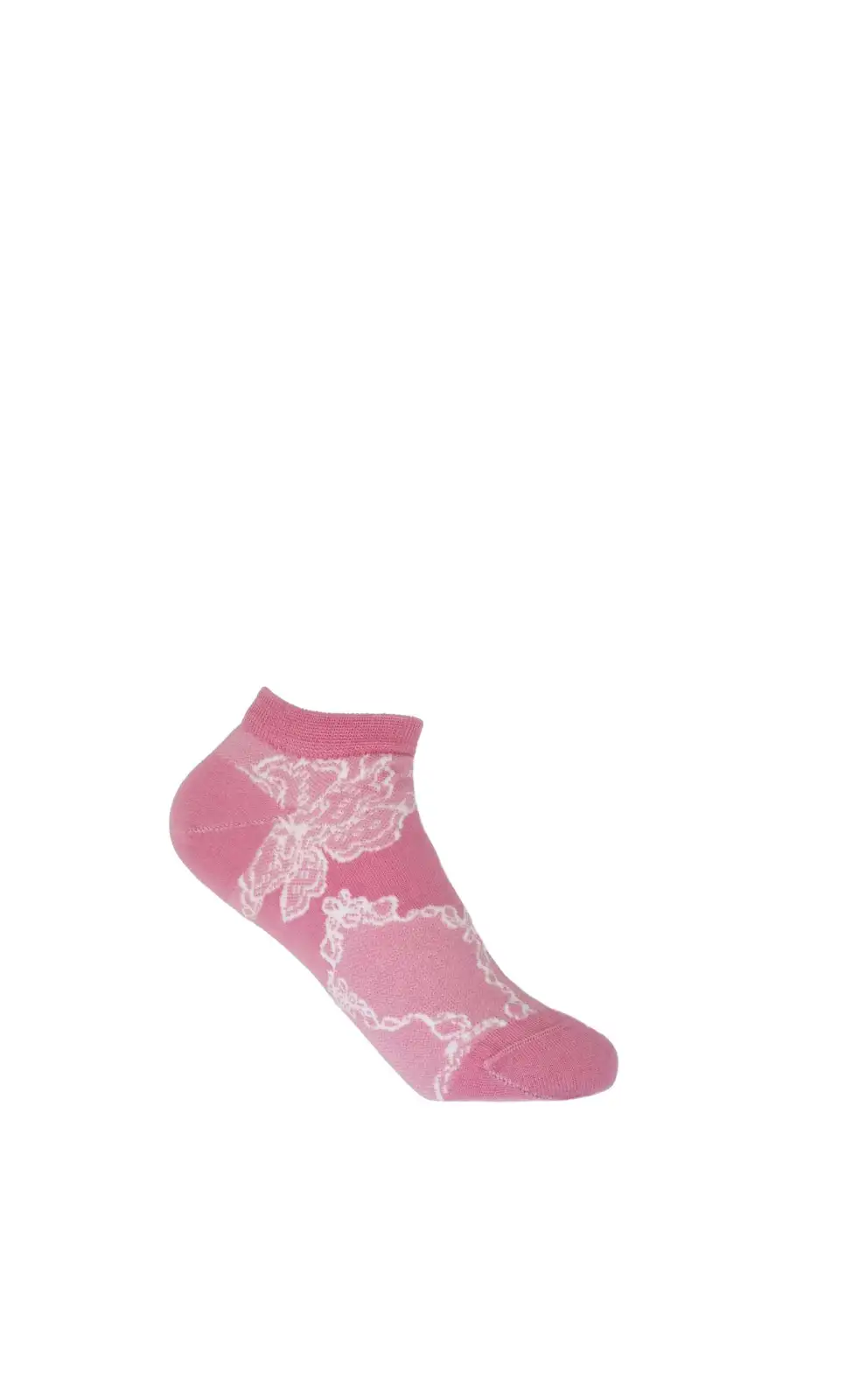 Women PEPER HAROW Delicate Womens Trainer Socks - Pink £11.00