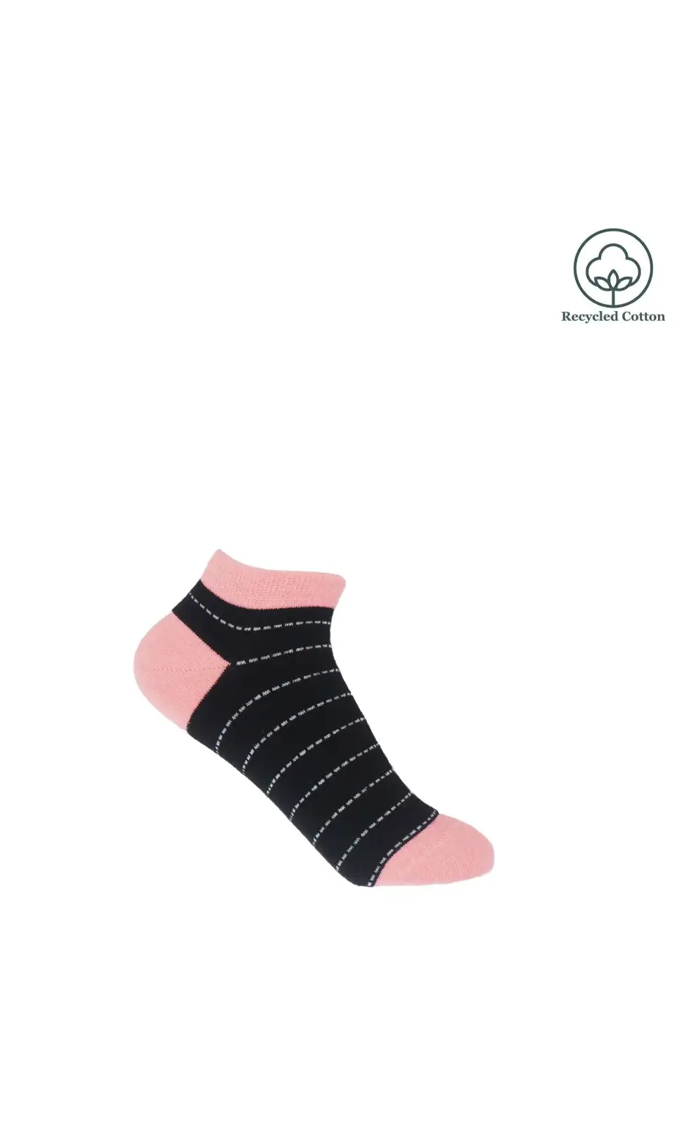 Women PEPER HAROW Dash Womens Trainer Socks - Black £11.00