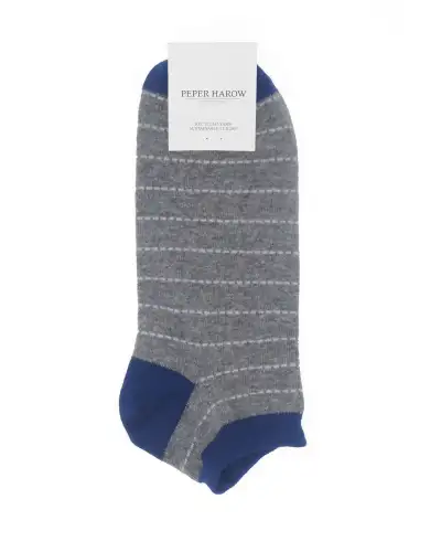 Men PEPER HAROW Dash Mens Trainer Socks - Grey £12.00