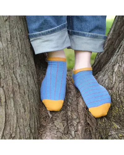 Men PEPER HAROW Dash Mens Trainer Socks - Blue £12.00