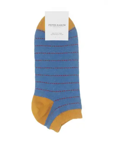 Men PEPER HAROW Dash Mens Trainer Socks - Blue £12.00