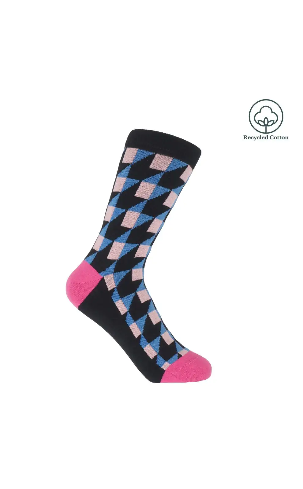 Women PEPER HAROW Dimensional Womens Socks - Black £13.00