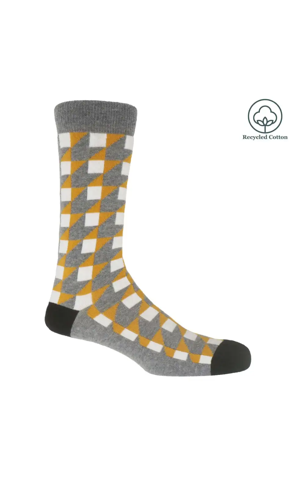 Men PEPER HAROW Dimensional Mens Socks - Grey £14.00