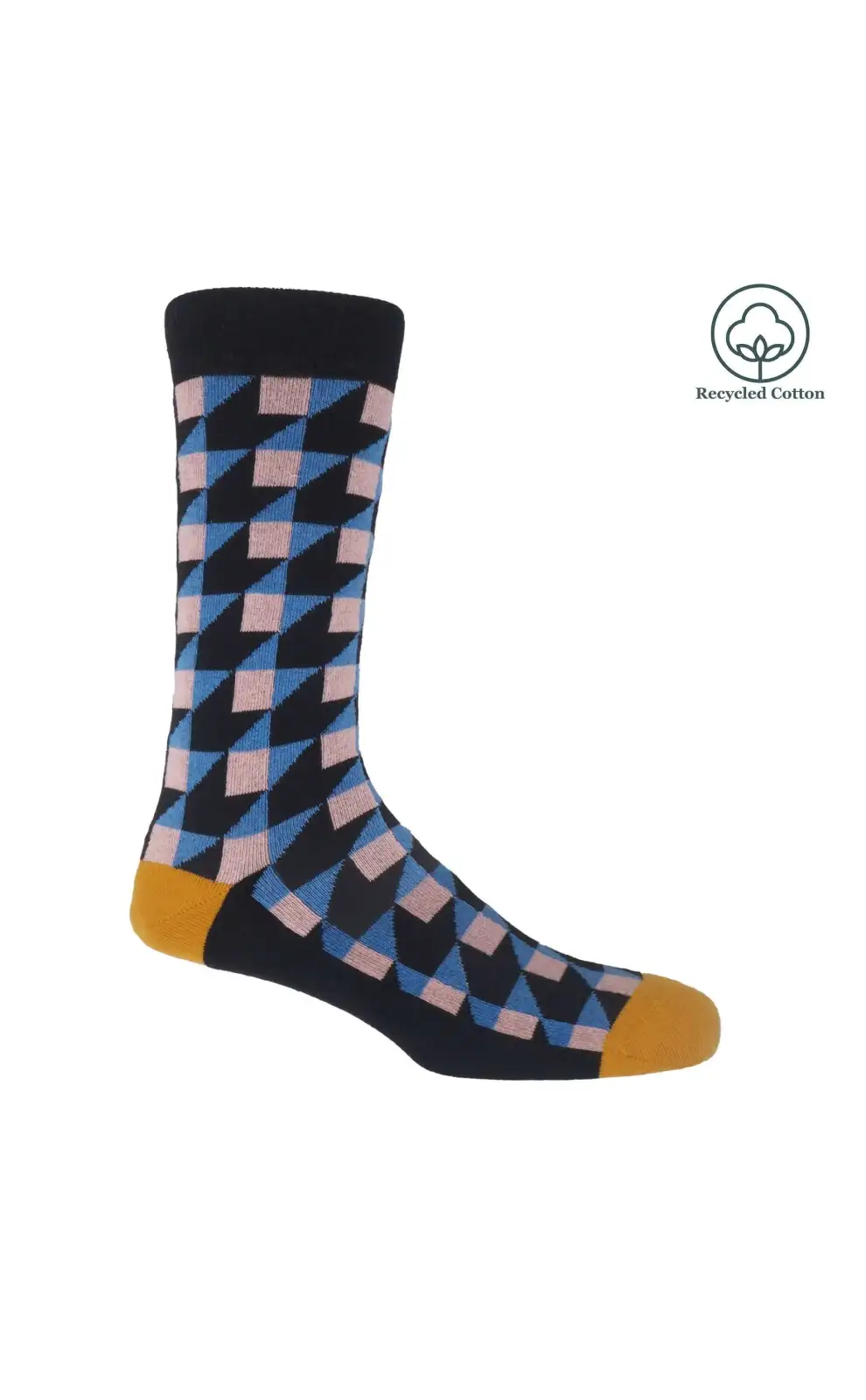 Men PEPER HAROW Dimensional Mens Socks - Black £14.00