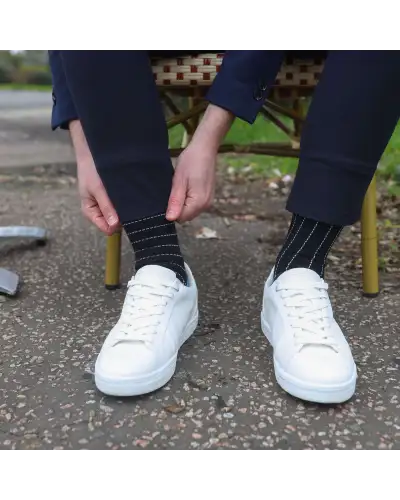 Men PEPER HAROW Dash Mens Socks - Black £14.00