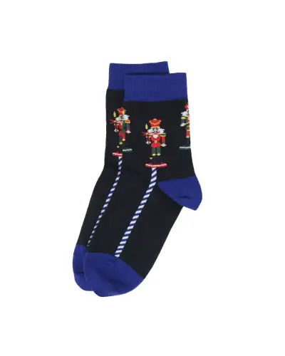 Women PEPER HAROW Nutcracker Womens Socks - Black £15.00