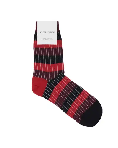Women PEPER HAROW Chord Womens Socks - Red £13.00