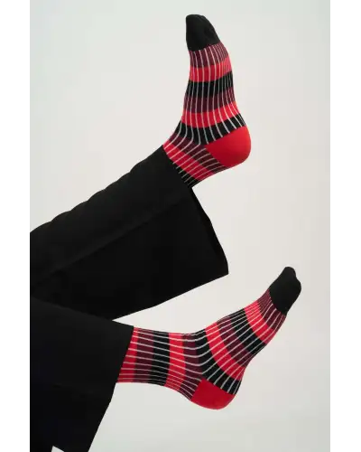 Women PEPER HAROW Chord Womens Socks - Red £13.00