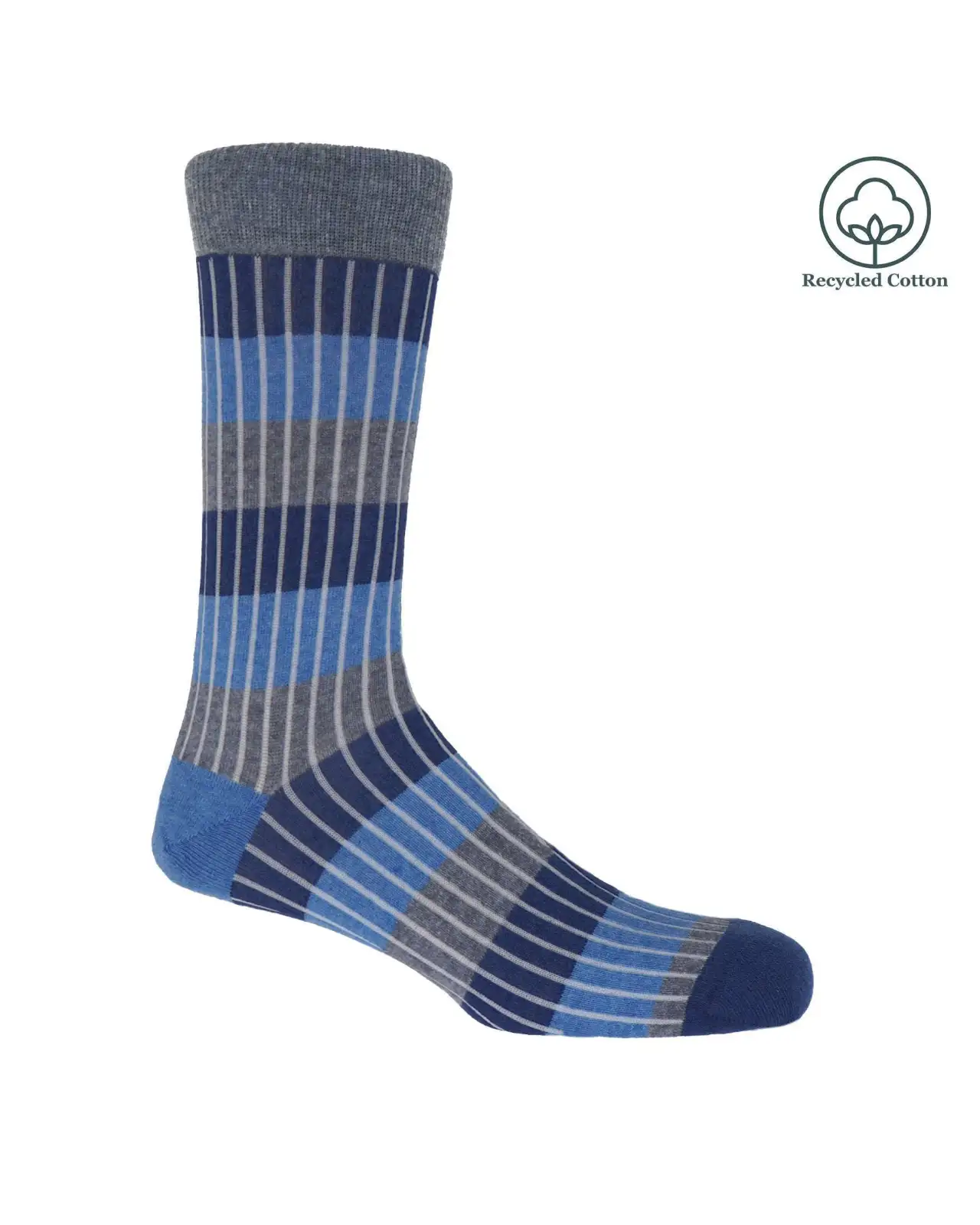 Men PEPER HAROW Chord Mens Socks - Blue £14.00