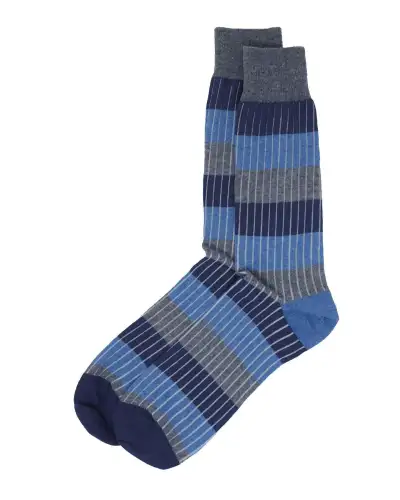 Men PEPER HAROW Chord Mens Socks - Blue £14.00