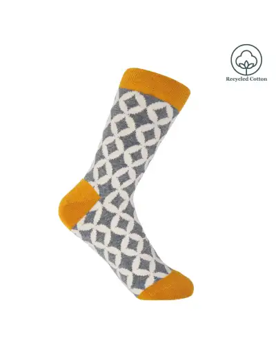 Women PEPER HAROW Mosaic Womens Socks - Grey £13.00