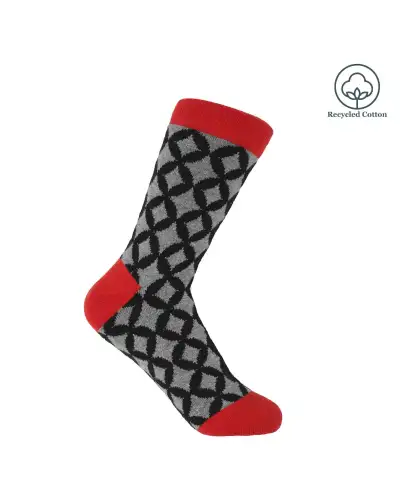 Women PEPER HAROW Mosaic Womens Socks - Black £13.00