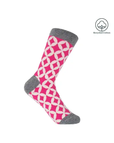 Women PEPER HAROW Mosaic Womens Socks - Pink £13.00