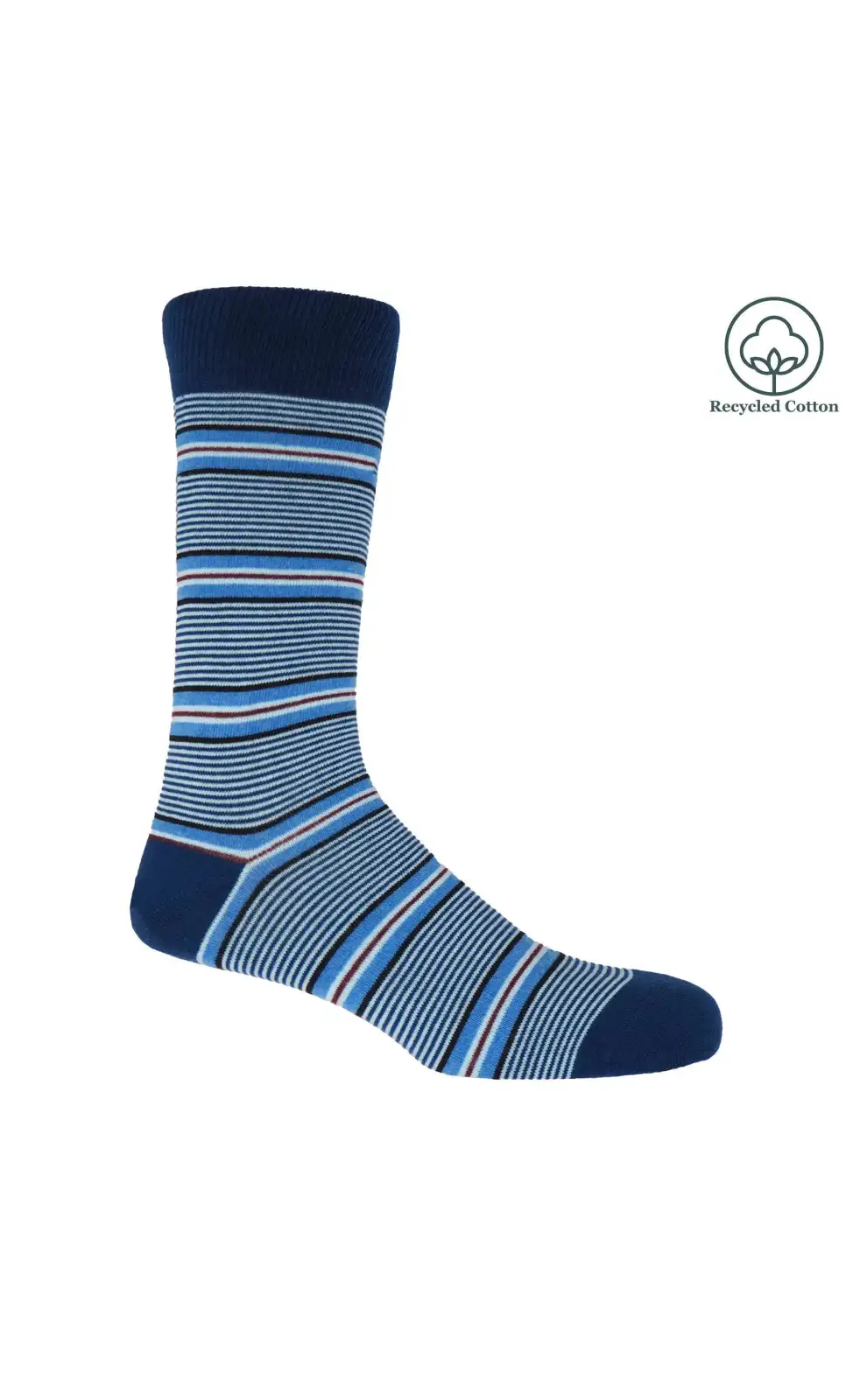 Men PEPER HAROW Multistripe Mens Socks - Navy £14.00