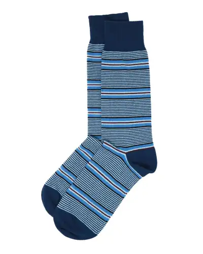 Men PEPER HAROW Multistripe Mens Socks - Navy £14.00