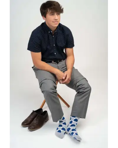 Men PEPER HAROW Ouse Mens Socks - Grey £17.00