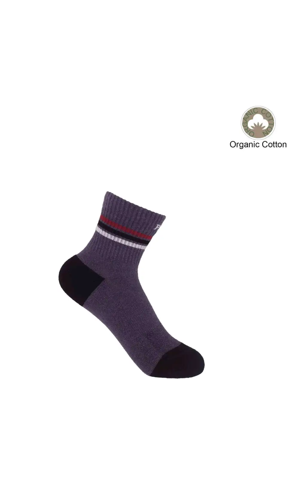 Women PEPER HAROW Quarter Crew Organic Womens Sport Socks - Mauve £13.00
