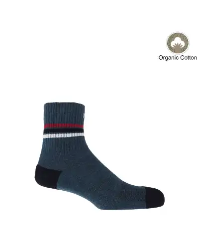 Men PEPER HAROW Quarter Crew Organic Mens Sport Socks - Navy £15.00