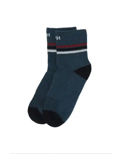 Men PEPER HAROW Quarter Crew Organic Mens Sport Socks - Navy £15.00