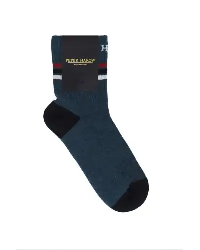 Men PEPER HAROW Quarter Crew Organic Mens Sport Socks - Navy £15.00