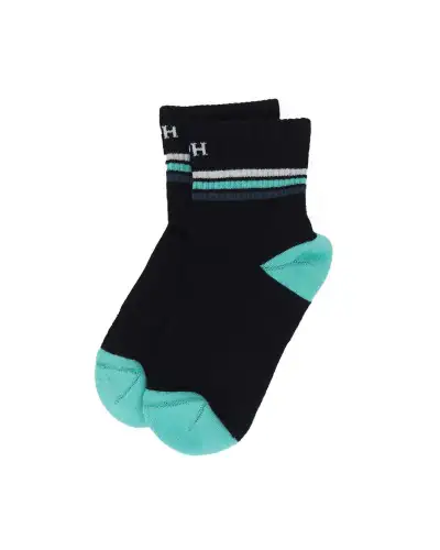 Men PEPER HAROW Quarter Crew Organic Mens Sport Socks - Black £15.00