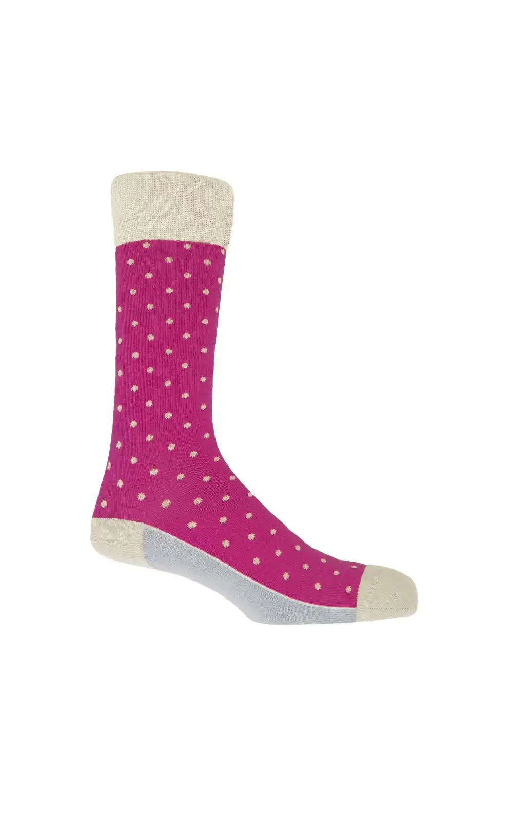 Men PEPER HAROW Pin Polka Mens Socks - Pink £16.00