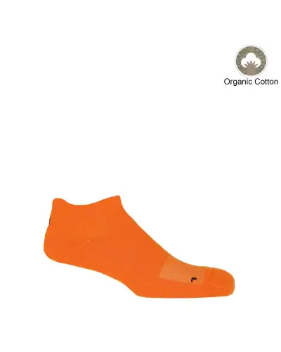 Men PEPER HAROW Organic Mens Trainer Sport Socks - Orange £14.00