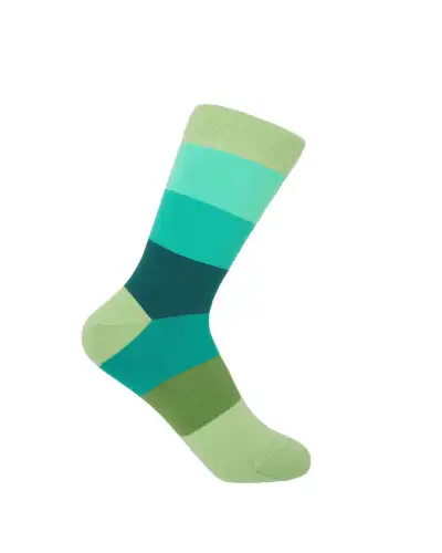 Women PEPER HAROW Block Stripe Womens Socks - Earth £15.00
