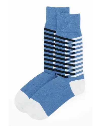 Men PEPER HAROW Symmetry Organic Mens Socks - Blue £17.00