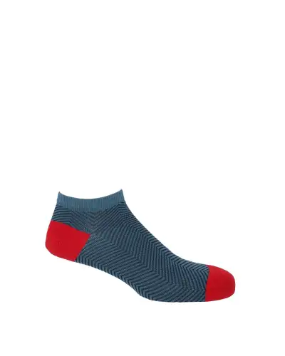 Men PEPER HAROW Lux Taylor Mens Trainer Socks Bundle - Blue Red £18.00