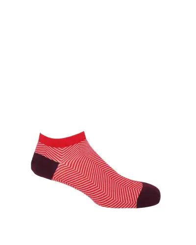 Men PEPER HAROW Lux Taylor Mens Trainer Socks Bundle - Blue Red £18.00