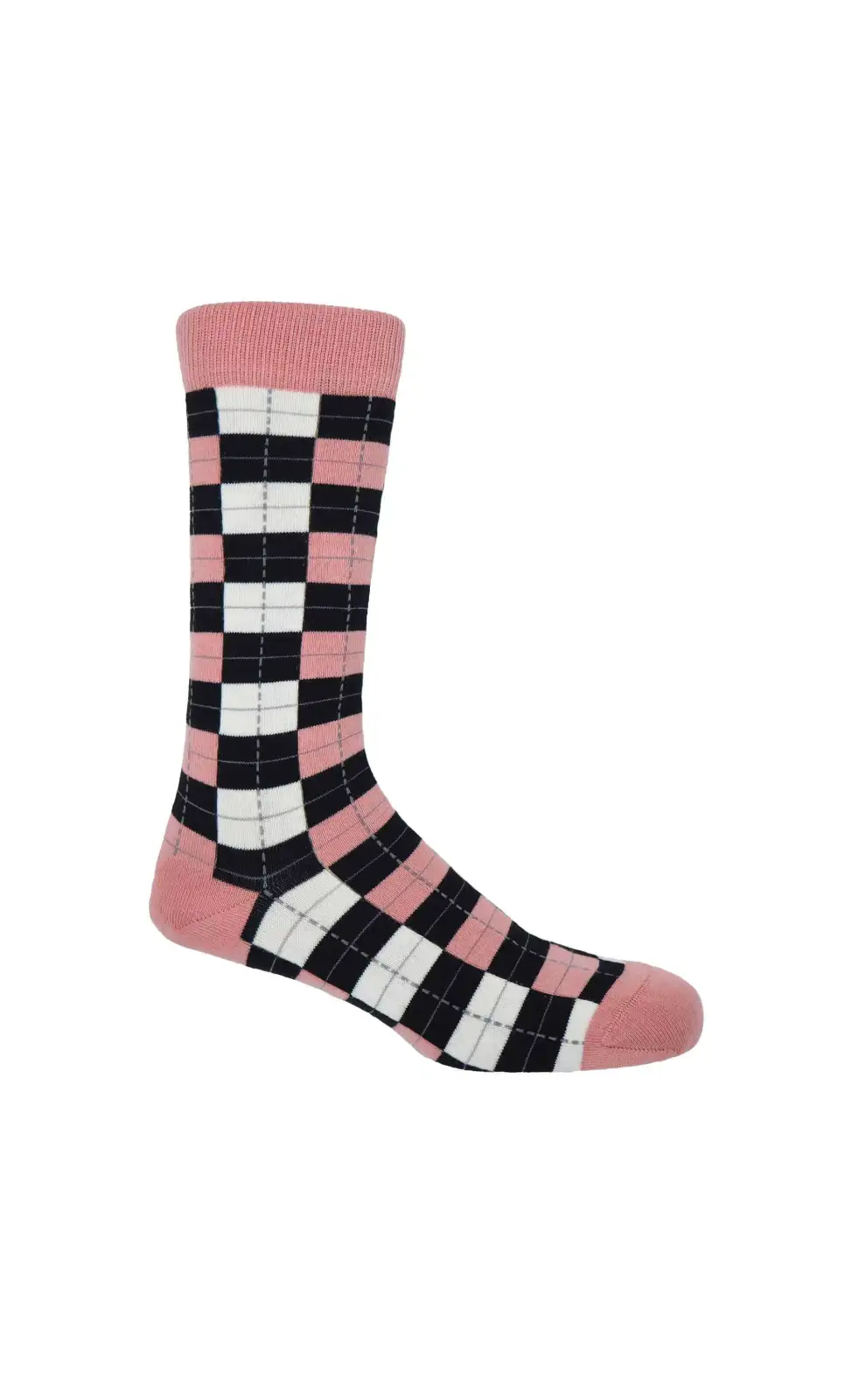 Men PEPER HAROW Checkmate Mens Socks - Pink £16.00