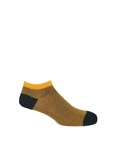 Men PEPER HAROW Lux Taylor Mens Trainer Socks - Yellow £13.00