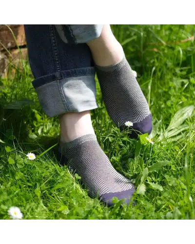 Men PEPER HAROW Lux Taylor Mens Trainer Socks - Grey £13.00