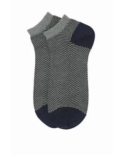 Men PEPER HAROW Lux Taylor Mens Trainer Socks - Grey £13.00