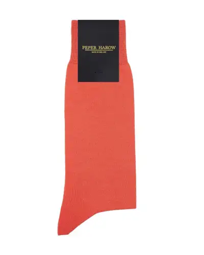 Men PEPER HAROW Classic Mens Socks - Salmon £16.00