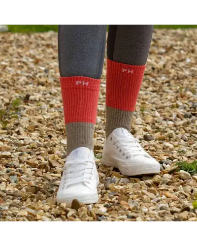 Women PEPER HAROW Recycled Womens Sport Socks - Coral £13.00