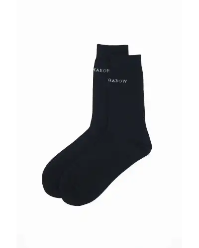 Women PEPER HAROW Recycled Ribbed Womens Socks - Black-PH-7599143354542 £13.00