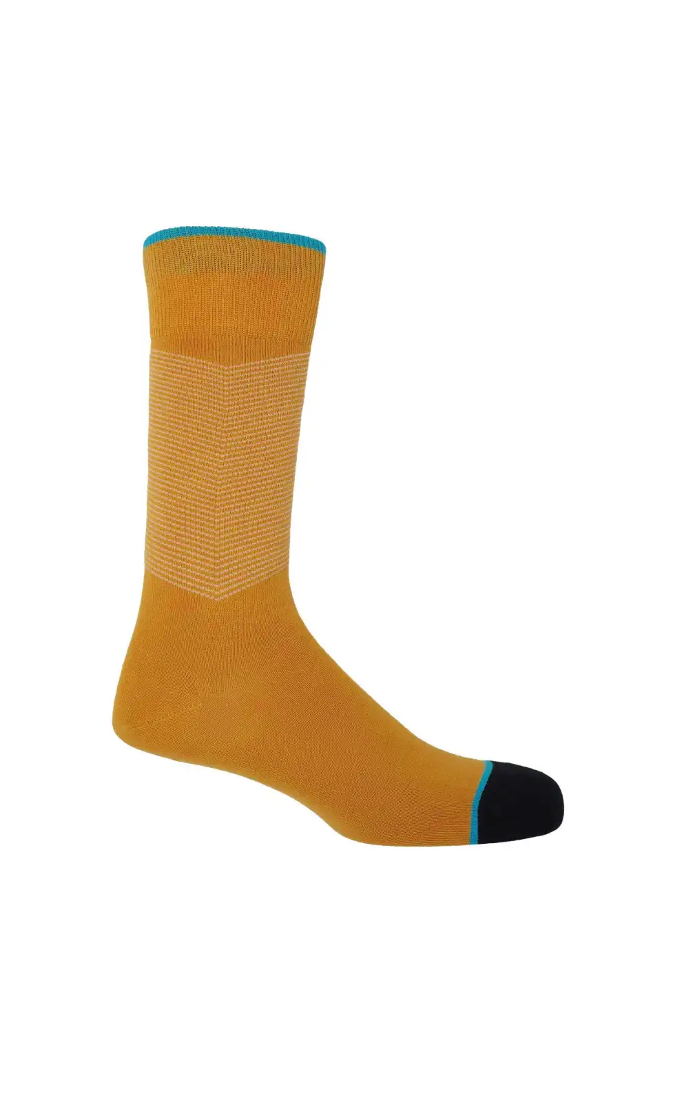 Men PEPER HAROW Chevron Mens Socks - Amber £16.00