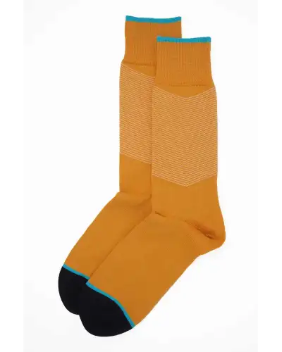 Men PEPER HAROW Chevron Mens Socks - Amber £16.00