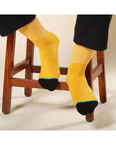 Men PEPER HAROW Chevron Mens Socks - Amber £16.00