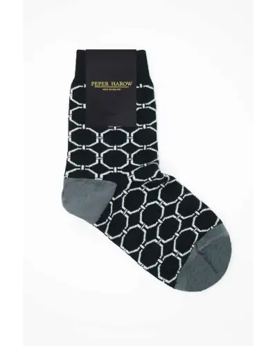 Women PEPER HAROW Beehive Womens Socks - Black £15.00