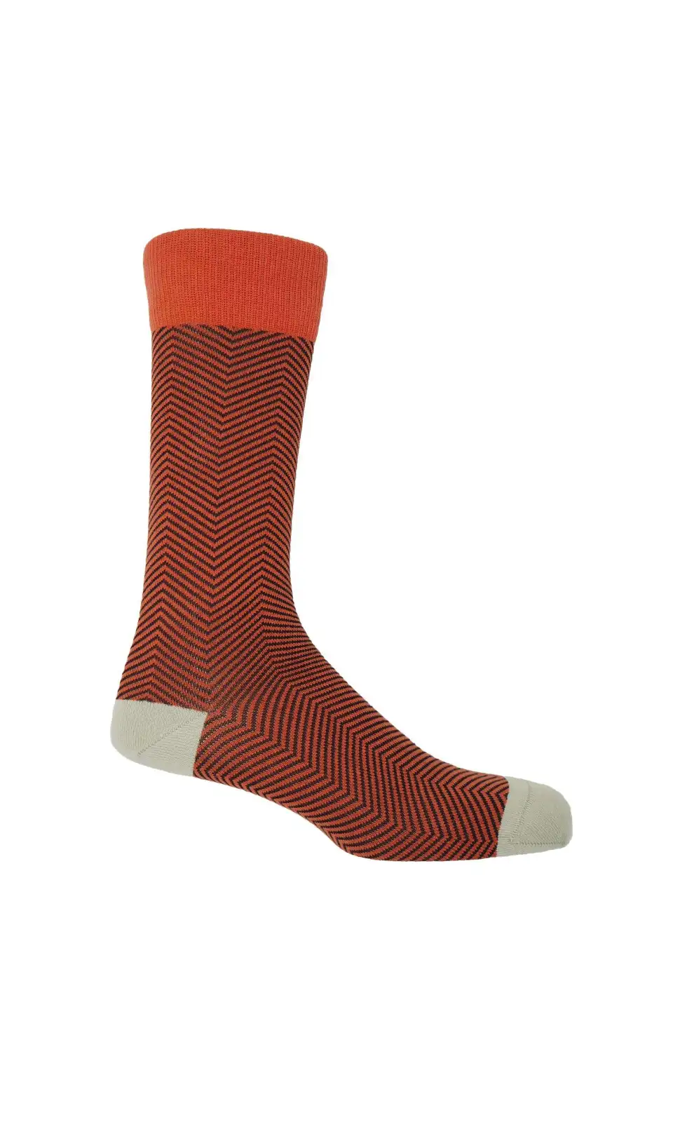 Men PEPER HAROW Lux Taylor Mens Socks - Orange £16.00