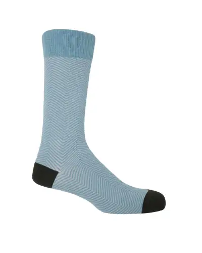 Men PEPER HAROW Lux Taylor Mens Socks - Sky £16.00