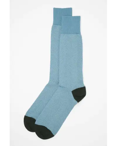 Men PEPER HAROW Lux Taylor Mens Socks - Sky £16.00
