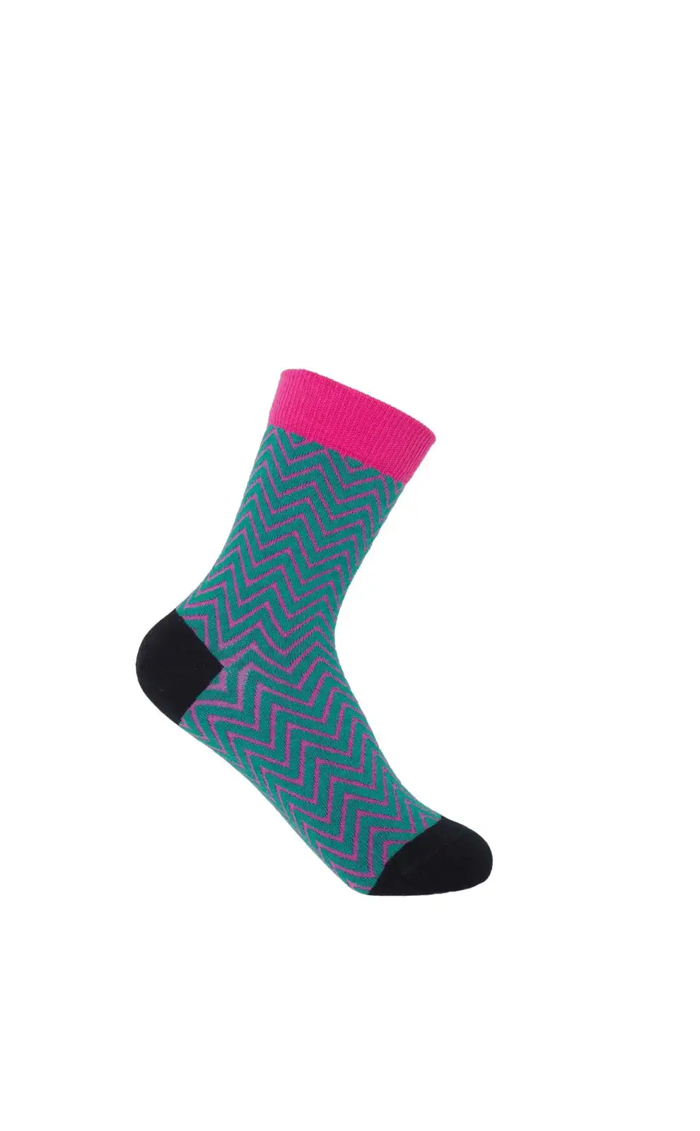 Women PEPER HAROW Zigzag Womens Socks - Teal £15.00