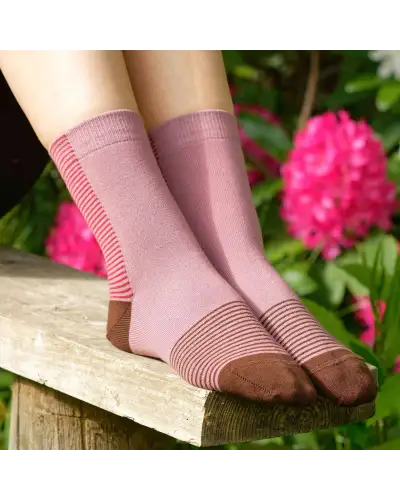 Women PEPER HAROW Anne Womens Socks - Berry £15.00